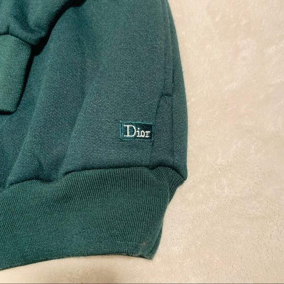 Christian Dior Monsieur Men’s Henley Soft Hoodie Sweatshirt Sz L - Picture 3 of 8